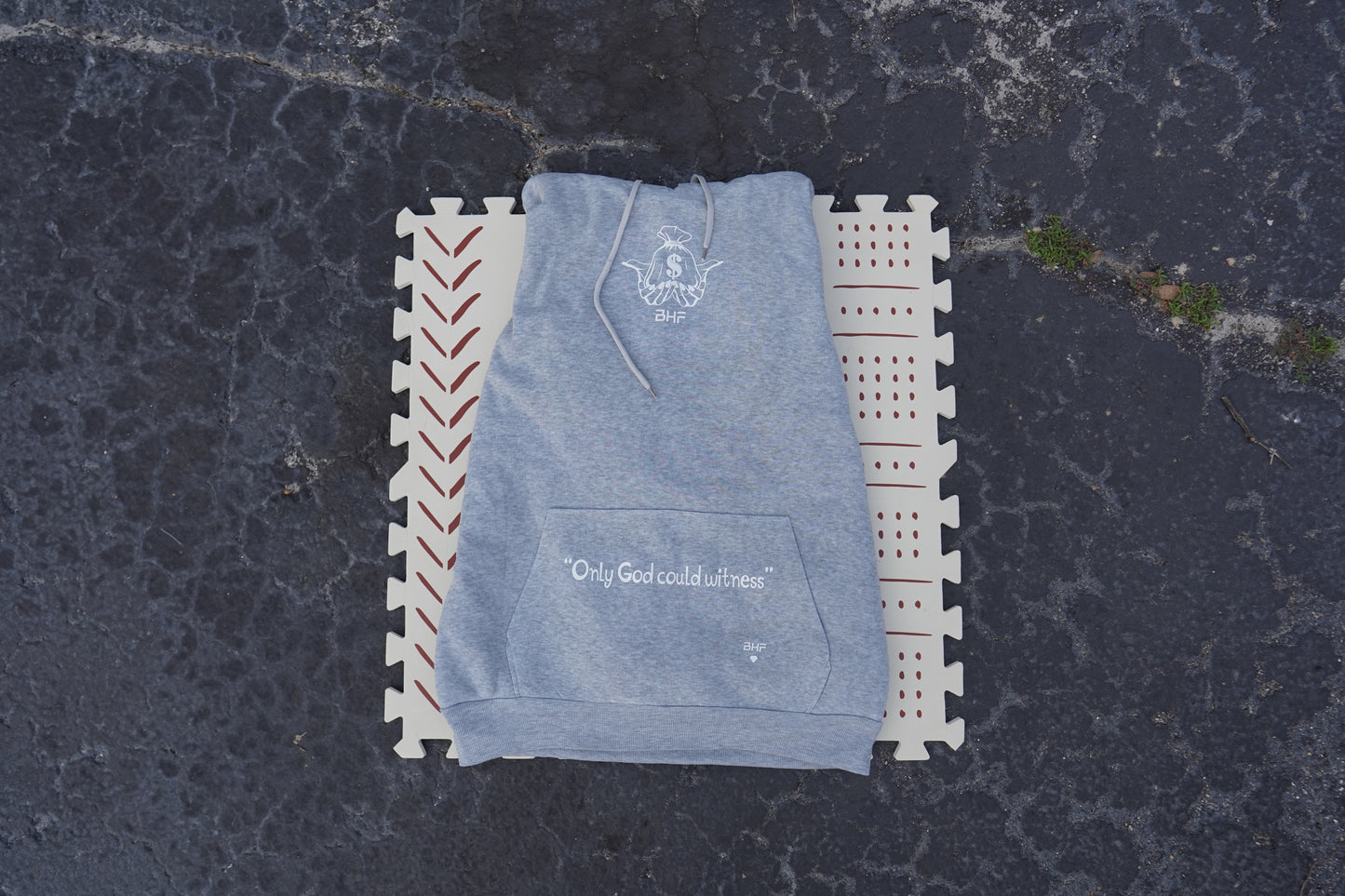 BHF Hoodie With Mask (Grey)