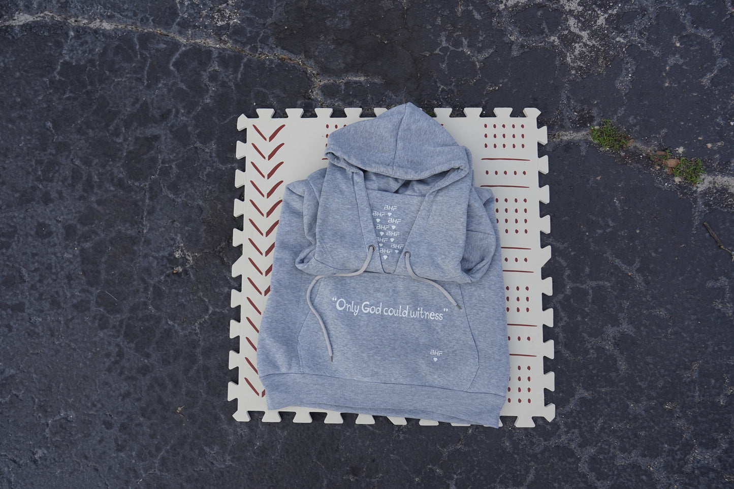 BHF Hoodie With Mask (Grey)