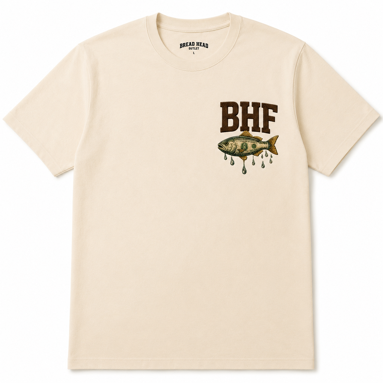 Bread Head™ Catch Wealth Tee – Natural/Cream | Summer Collection 2026